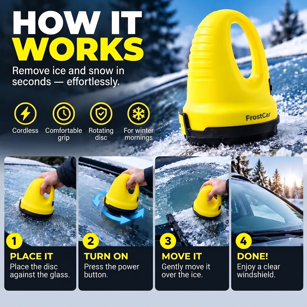 FrostCar Electric Ice Scraper